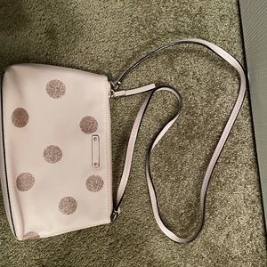 Kate Spade pink Polka Dot Crossbody